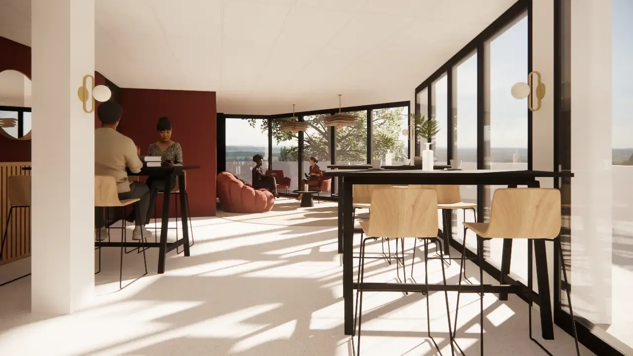 Aménagement d'espace de travail par Loko Studio