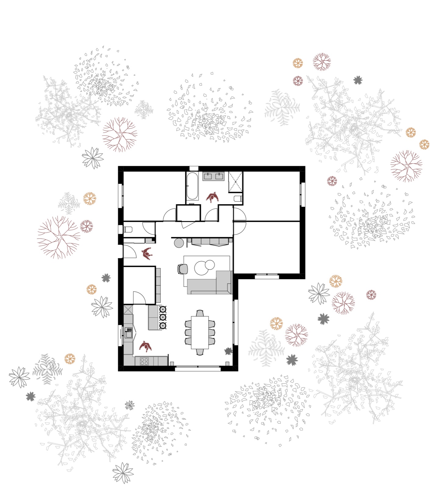 Salignac, plan 2